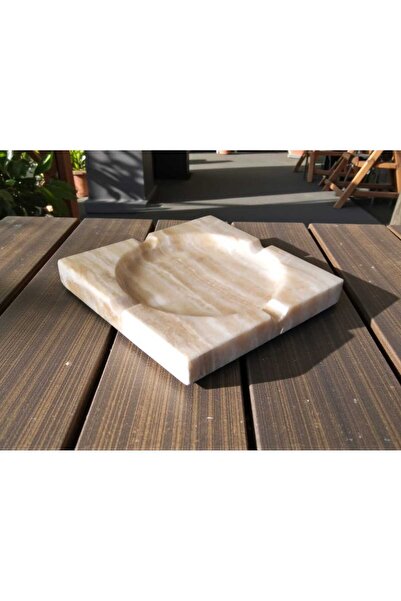 Concept ONYX by CEHRELI Natural Stone Square Marble Ashtray