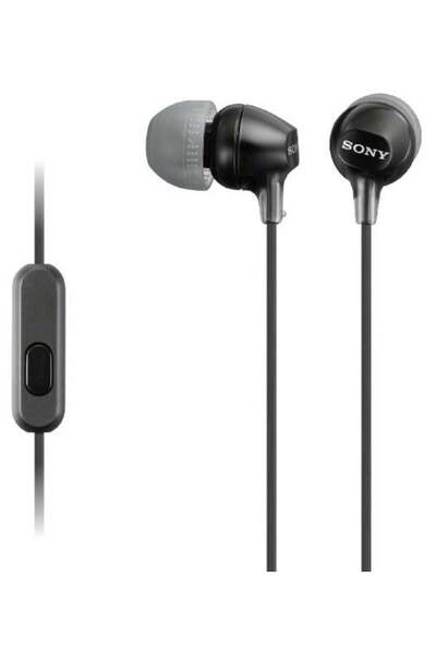 Other Căști fără sârmă cu fir SONY MDR-EX15AP cu microfon, negre