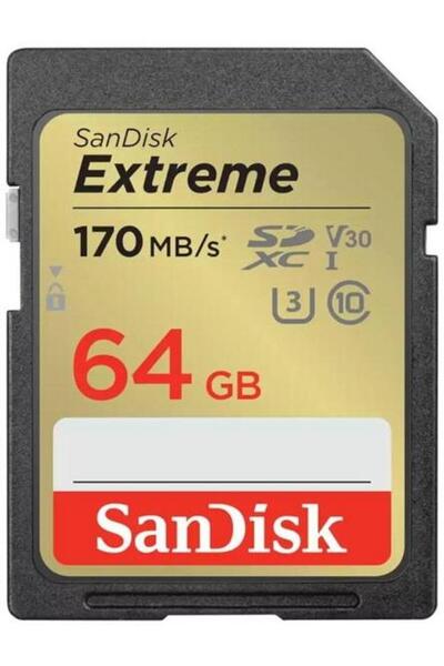 Other SANDISK Extreme SDXC Memory Card 64GB 170/80MB/s C10 V30 UHS-I U3