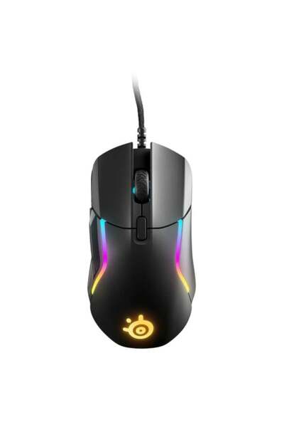 SteelSeries Rival 5 Wired Gaming Mouse with RGB Backlight and TrueMove Air Se...