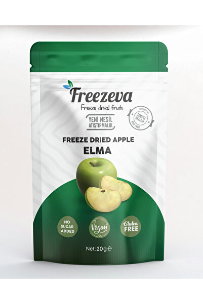 Freezeva Dondurularak Kurutulmuş Elma (Kırmızı) 20 gr - Freeze Dried Elma Kur...