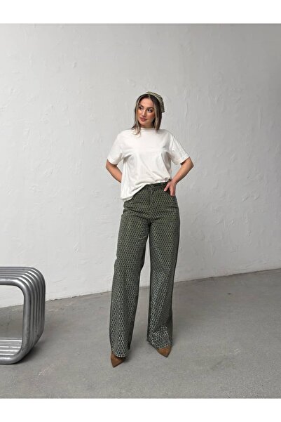 BRGCLOTHING Stone Washed Palazzo Jeans