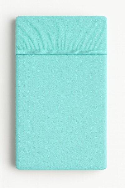 Other Terry fitted sheet for a crib 120x60cm - mint