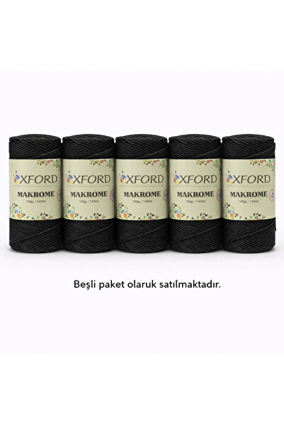 Oxford İplik Oxford Makrome İpi No:3 5’li Paket