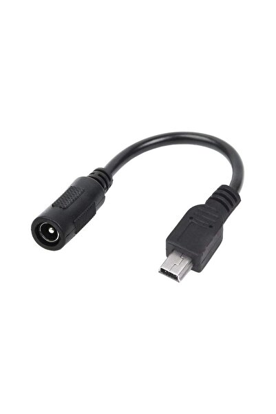 OEM Cablu adaptor Mini USB 5pin mascul la DC 5.5x2.1 mamă