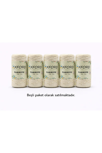 Oxford İplik Oxford Makrome İpi No:3 5’li Paket