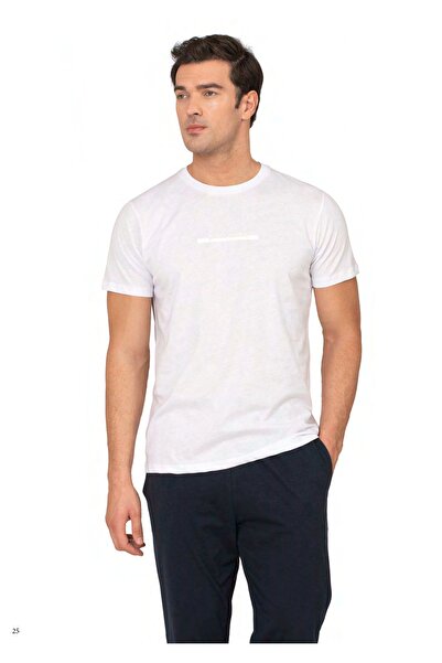 Pierre Cardin Cotton, Men's T-Shirt & Pajama Set, Short Sleeve, Crew Neck, wi...