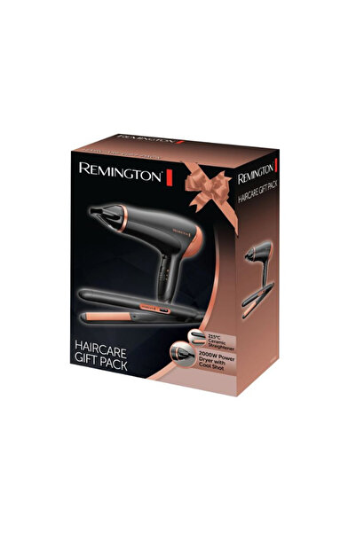Remington D3012GP hair straightener + hair dryer set, ceramic coating, 2000W,...