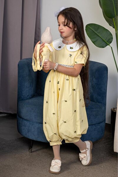 CucciKidz جمبوست بناتي مطرز بـ نحل