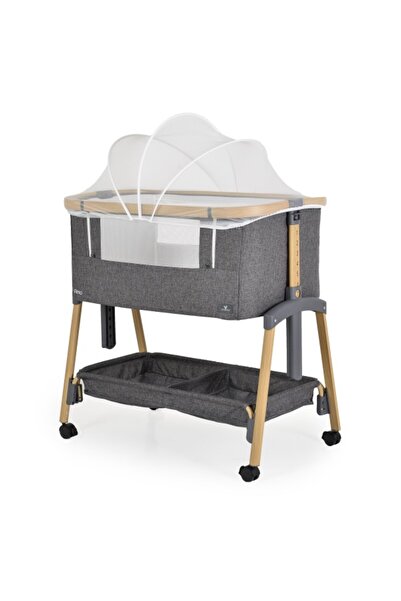 Cangaroo Pătuț pentru bebeluși Co Sleeping Amo Grey, funcție anti-reflux