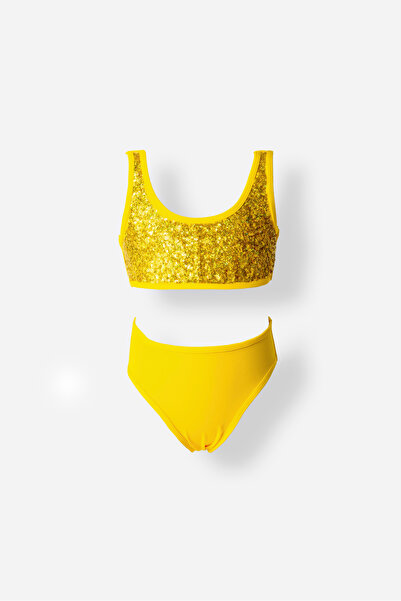 NEOPY Payetli Bustiyer Kız Çocuk Bikini Takım 5238