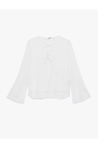 Koton Women's Ruffle Blouse