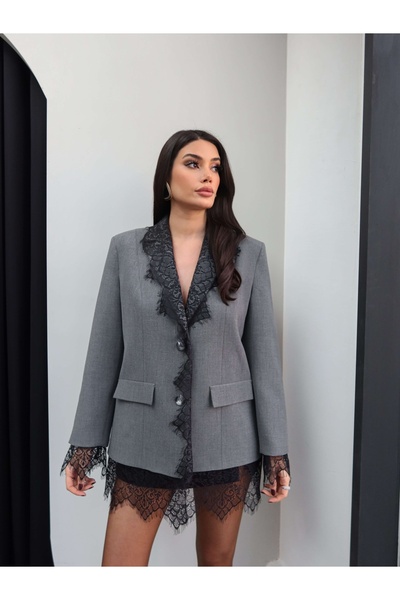 ESRAHELVACI Lace Blazer Jacket