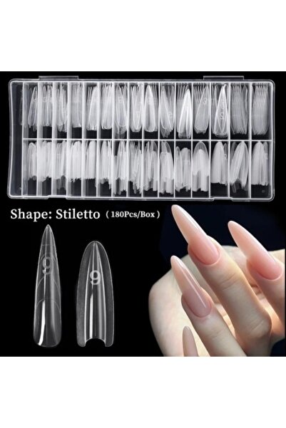 GIRLS CORNER Set 240 Tipsuri Sandwich Dual Form Long Stiletto