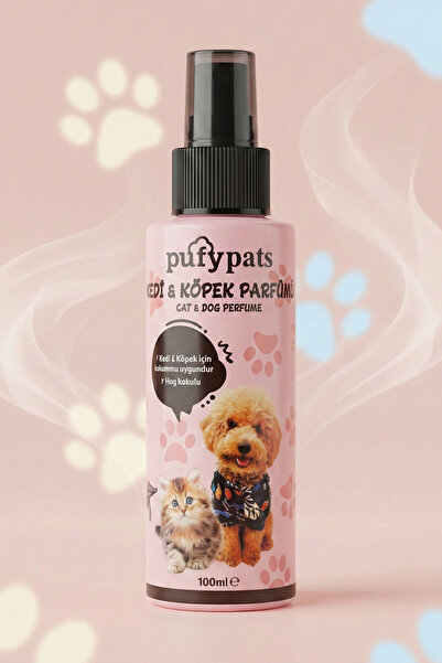 Köpek Parfümü 100 ml Hoş Kokulu Kedi ve Pet Parfümü Uzun Süre Kalıcı