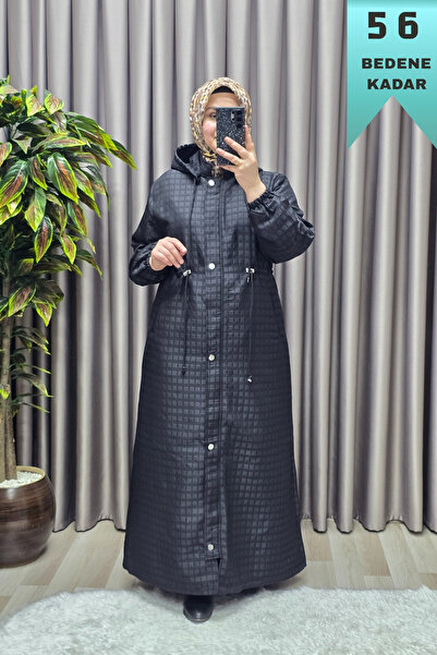 Elmas Tesettür Women's Clothing Plus Size Drawstring Waist Full Length Quilte...