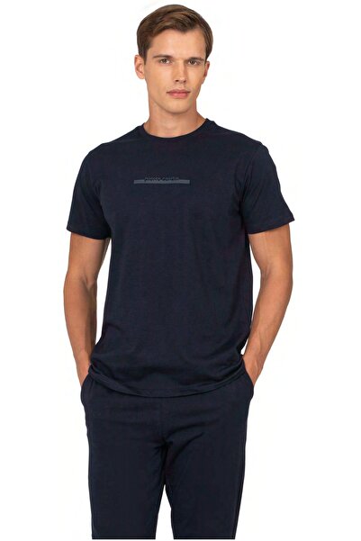 Pierre Cardin Cotton, Men's T-Shirt & Pajama Set, Short Sleeve, Crew Neck, wi...