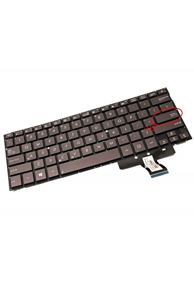 OEM Tastatura laptop pentru Asus Zenbook UX21 UX21A maro fara rama