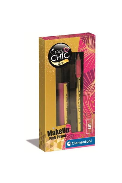 CLEMENTONI CRAZY CHIC TEEN - LUCIU DE BUZE ȘI CREION ROZ