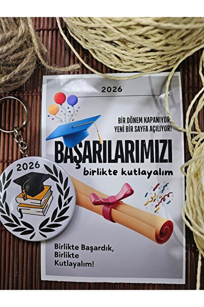20 ADET MEZUNİYET HATIRASI ANAHTARLIK AÇACAKLI