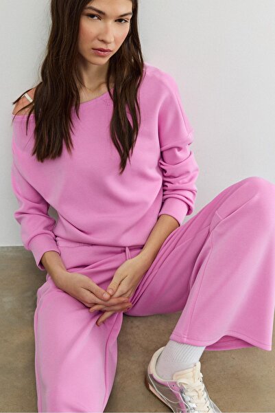 Stradivarius Soft-touch off-the-shoulder sweatshirt