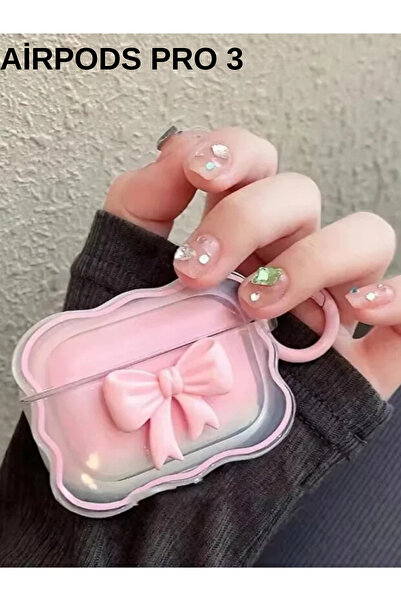 KVK PRİVACY Pro 3.Nesil Uyumlu Pembe Kurdele Kulaklık Kılıfı