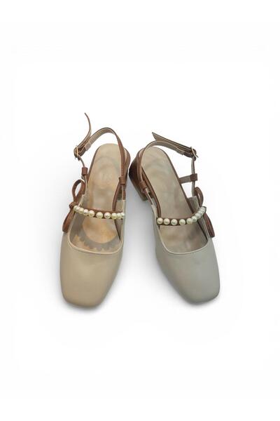Acarbey Shoes Özel Tasarım İncili Babet