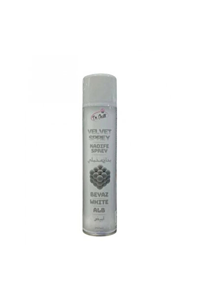Dr. Gusto 250 Ml Kadife Sprey Gıda Boyası - Beyaz