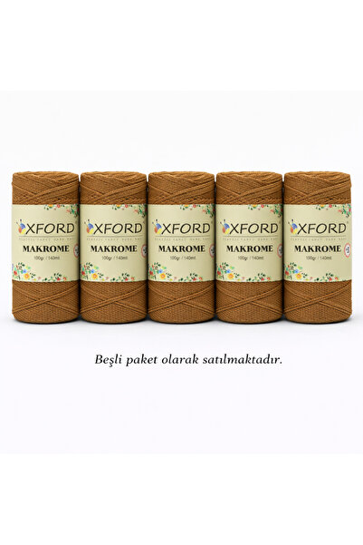 Oxford İplik Oxford Makrome İpi No:3 5’li Paket