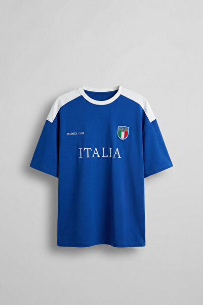 ablukaonline Ανδρικό μπλουζάκι με κέντημα μεγάλου μεγέθους με θέμα την εξοχή,...