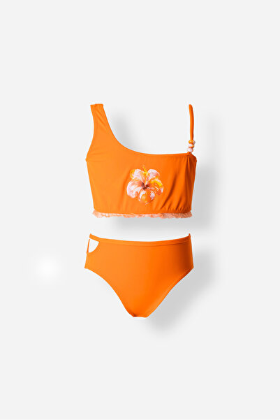 NEOPY One-Shoulder Girls' Bikini Set 5236