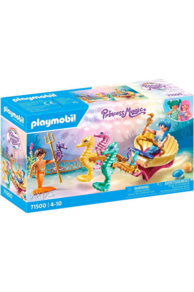 Playmobil 71500 Princess Magic Sea Creatures with Seahorse Carriage, Construc...