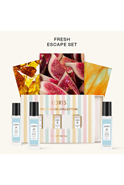 Loris Fresh Escape Kadın Parfüm Yağı Seti – 3’lü Özel Koleksiyon
