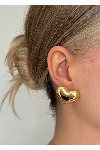 KİLİGİSTANBUL Ultra Light Etl Heart Earrings