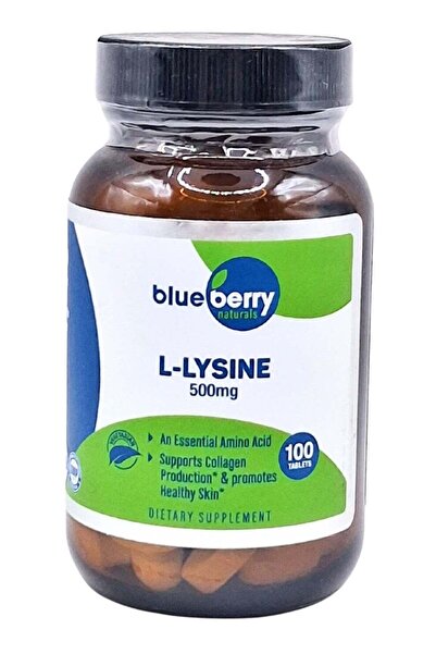 Blueberry Naturals L- Lysine 500mg Tablets 100's