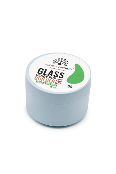 global fashion Nail modeling gel 15 gr, Glass Candy Pop Builder Gel 09