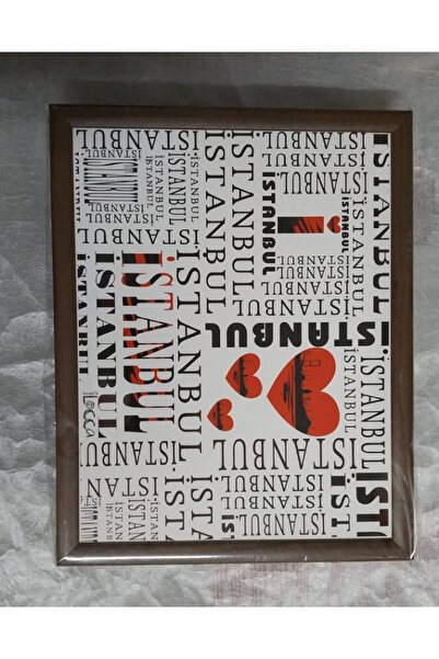 esdekor صينية كيفيف منقوشة مع وسادة من اسطنبول، قطعة واحدة