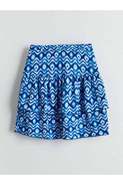 LC Waikiki منتجات فريزن ستور التي لا مثيل لها: تنورة بناتي مكشكشة بحزام على ش...