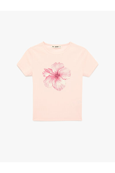 Koton Women'S Pink Teenage Tshirt Ss