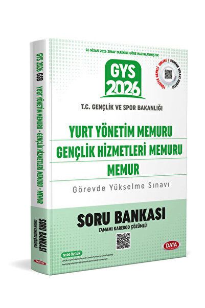 Data Yayınları 2026 GYS Gençlik ve Spor Bakanlığı Yurt Yönetim Memuru Gençlik...