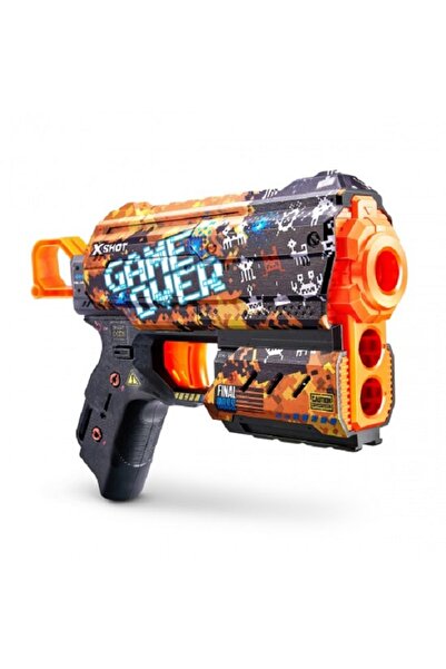 X-Shot Toy gun X&minus;Shot Skins Flux Zuru, 8 cartridges, Game Over