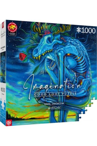 Good Loot Imagination Puzzle: Kamil Jakóbczak White Wolf (1000 pieces) Multic...