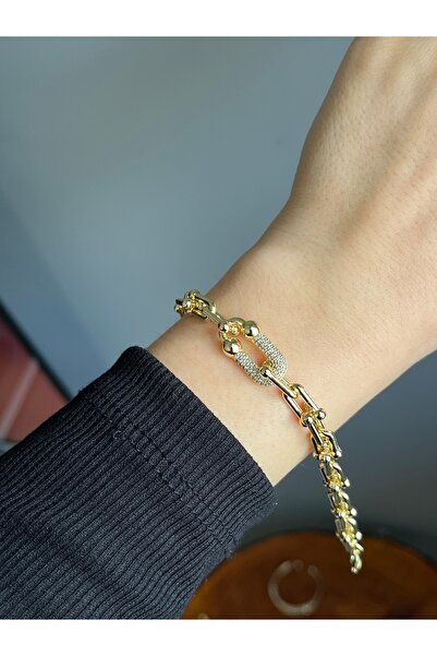 yeknova Xuping 14K Gold Renginde Kuyumcu İşçiliği Marka Model Geçmeli Zirkon ...