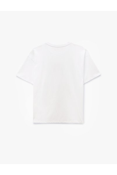 Koton Women'S Ecru Oversized T-Shirt