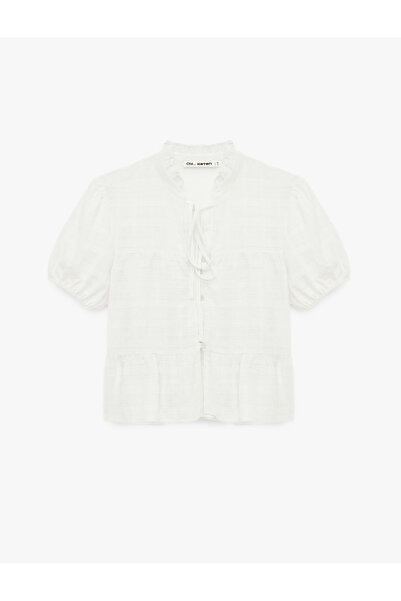Koton Women'S White Teenage Shirts Ss