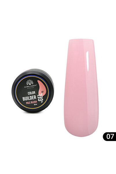 global fashion Gel pentru modelarea unghiilor 50 g, Color Builder Gel 07- Pal...