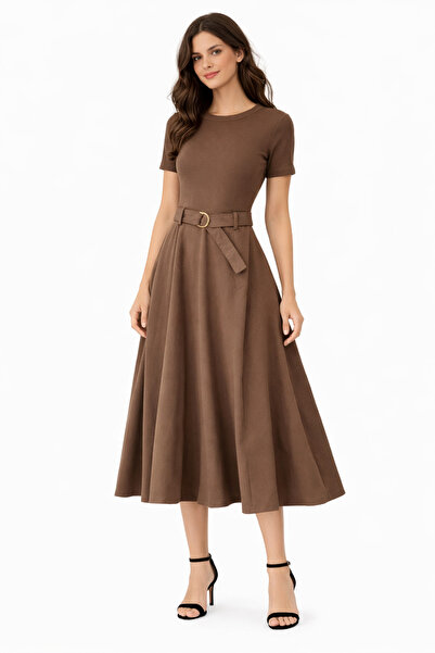 kikiriktekstil 10977 Rochie maro pentru femei, din țesătură de parașută, piep...