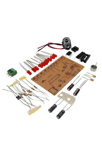 Devre Dünyası DC 9-12V Ses ile Dans Eden Ledler Kendin Yap Hobi Devresi DIY L...