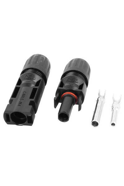 OEM Set mufe MC4 conectori mama si tata pentru montare pe fir 2buc