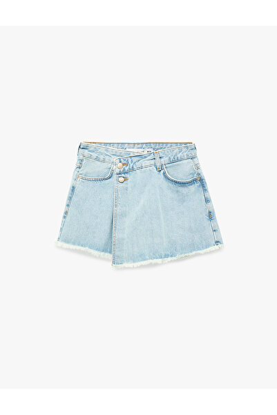 Koton Women'S Light Indigo Women'S Shorts